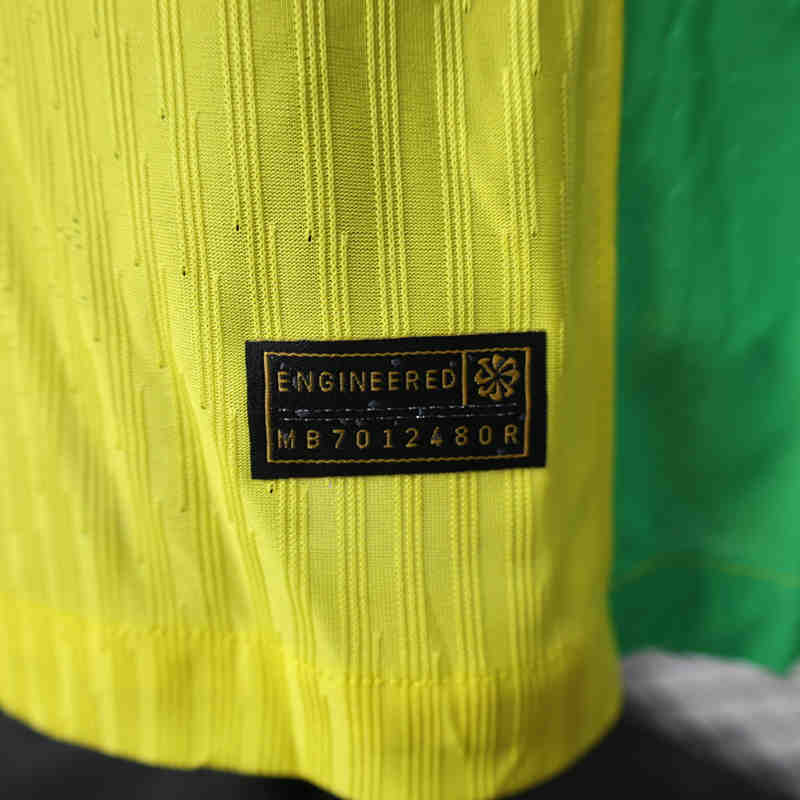 Player Version 2025-26 Brazil Home Yellow LS Thailand Soccer Jersey AAA-888