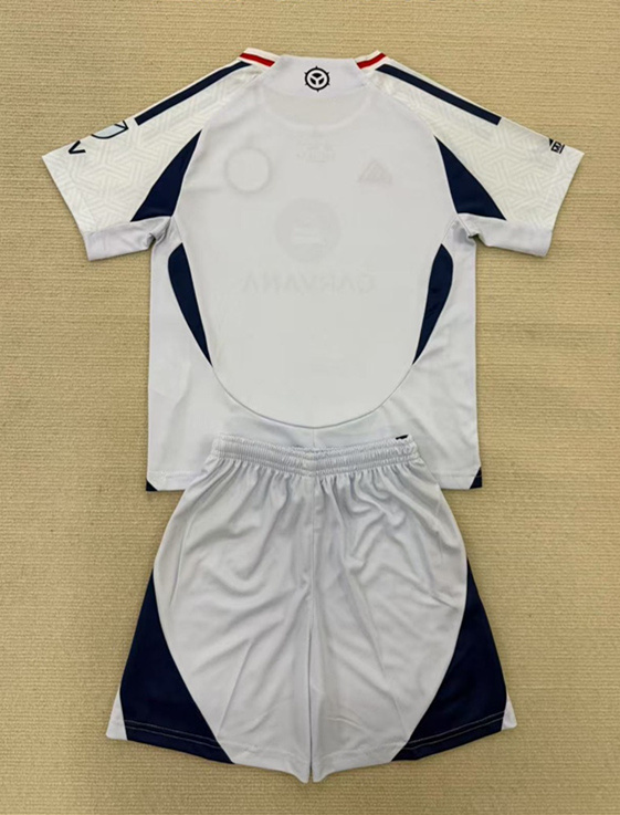 2025-2026 Chicago Fire Away White kids Soccer Uniform-AY