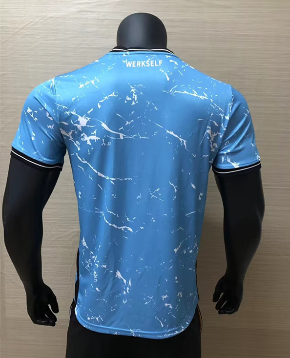 2024-2025 Bayer 04 Leverkusen 2nd Away Light Blue Thailand Soccer Jersey AAA-422