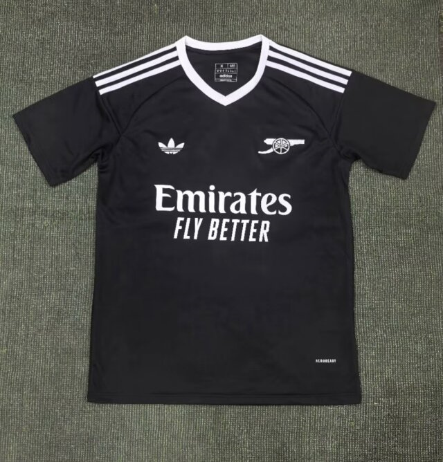 2024-2025 Arsenal Black Thailand Training Soccer Jersey AAA-7074