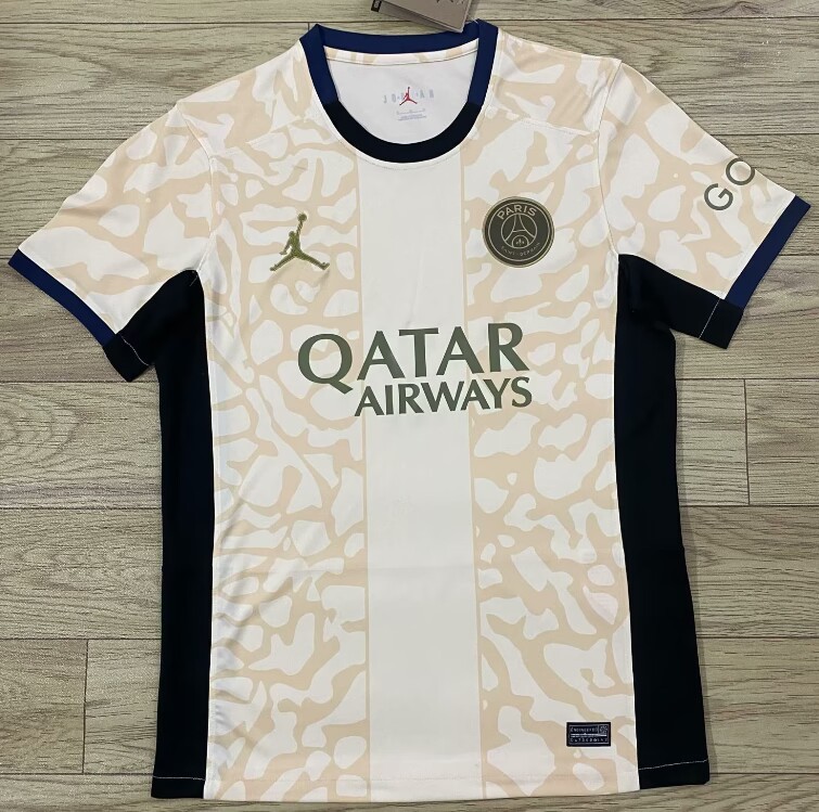 2024-2025 Paris SG 3rd Away Light Yellow Thailand Soccer Jersey AAA