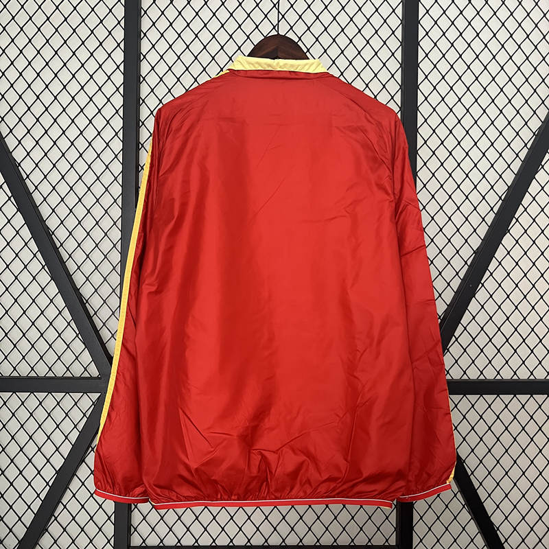 2024-2025 Spain Yellow&Red Thailand Double-Sided Wear Thailand Trench Coats-0255
