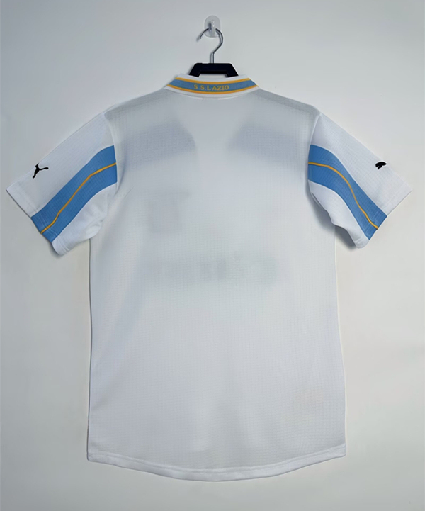 Retro Version 99-00 Lazio 2nd Away White Thailand Soccer Jersey AAA-811
