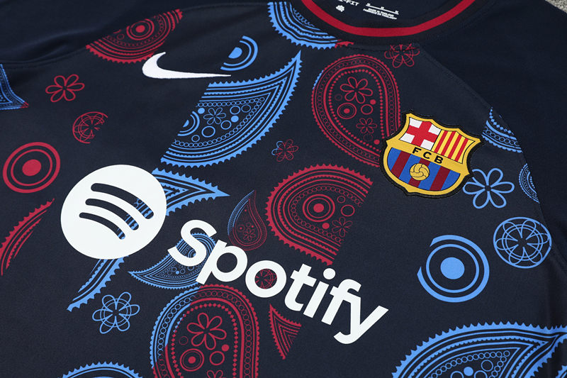 2024-2025 Barcelona Black Thailand Soccer Jersey Uniform-418