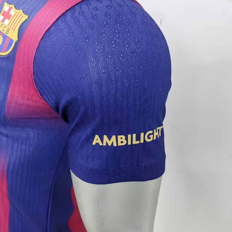 Player Version 2025-26 Barcelona Home Red&Blue Thailand Soccer Jersey AAA-7959