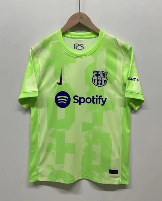 2024-2025 Barcelona 2nd Away Green Thailand Soccer Jersey AAA-SJ