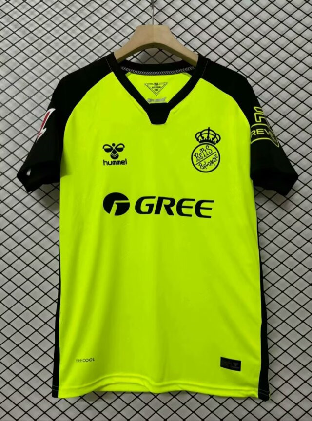 (New Sponsor Version) 2024-2025 Real Betis Away fluorescent Green Thailand Soccer Jersey AAA-2044