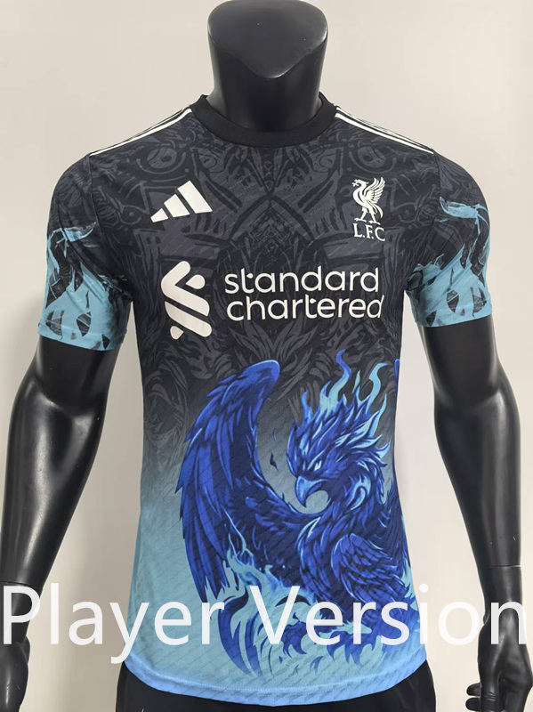 Player Version 2024-2025 Liverpool Blue&Black Thailand Soccer Jersey AAA-SJ