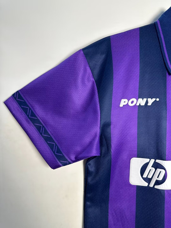 Retro Version 95-97 Tottenham Hotspur Away Purple Thailand Soccer Jersey AAA-811