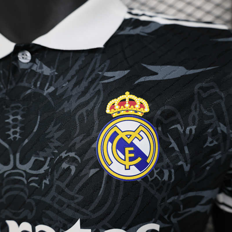 Player Version 2024-2025 Special Version Real Madrid Black&Gray Thailand Soccer Jersey AAA-888
