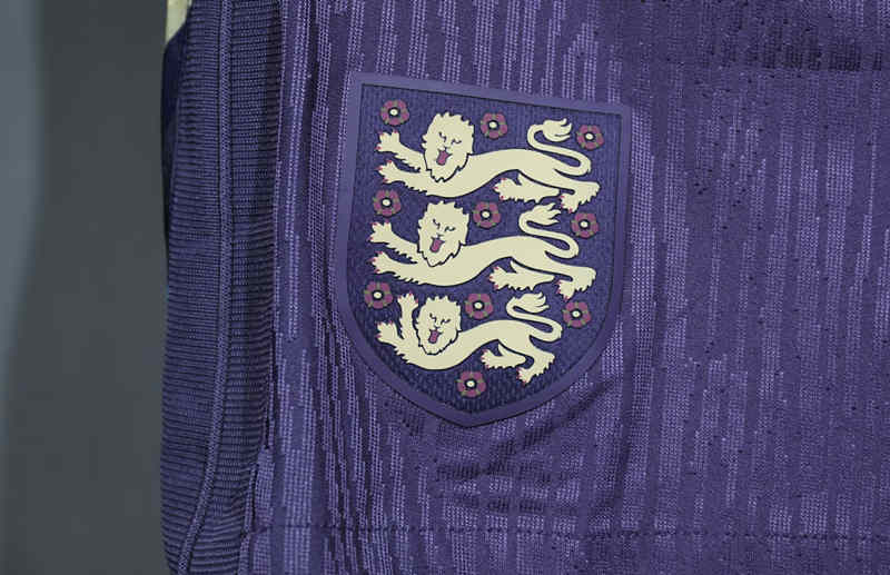 Player Version 2025-2026 England Away Purple Thailand Soccer Shorts-4563
