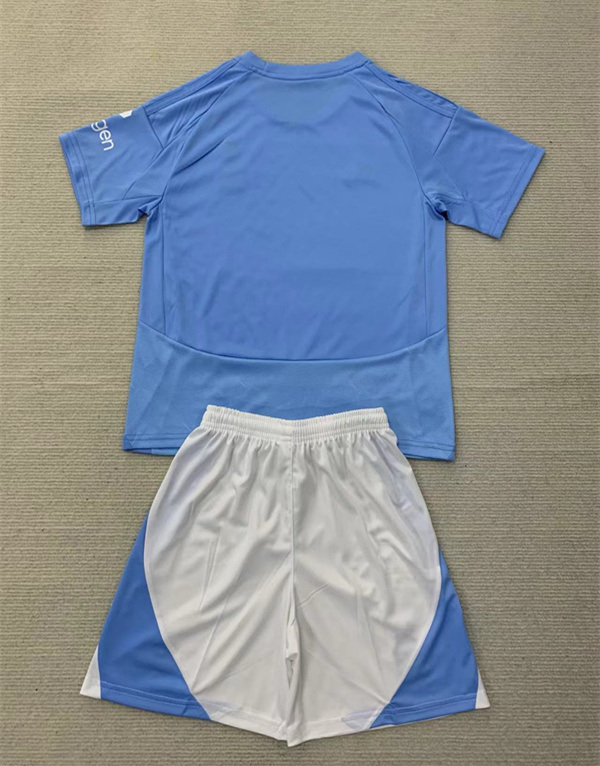 2024-2025 Nottingham Forest 2nd Away Blue Kid/Youth Soccer Uniform-AY