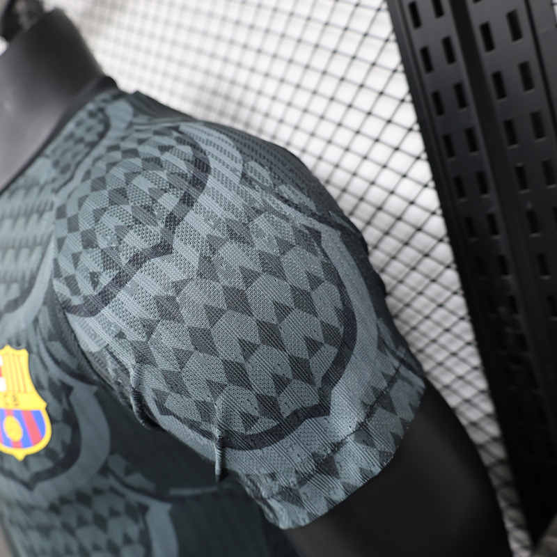 Player Version 2025-2026 Special Version Barcelona Black&Gray Thailand Soccer Jersey AAA-888