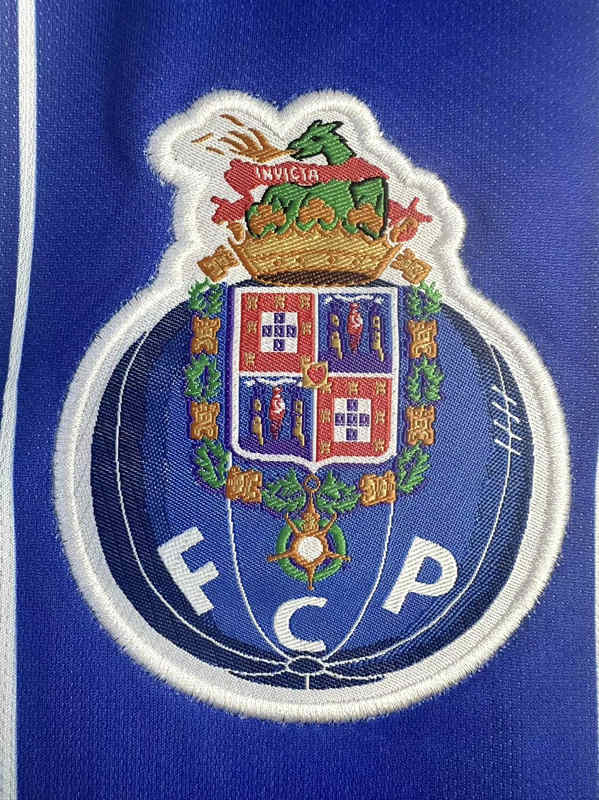 Retro Version Porto Home Blue&White Thailand Soccer Jersey AAA-811