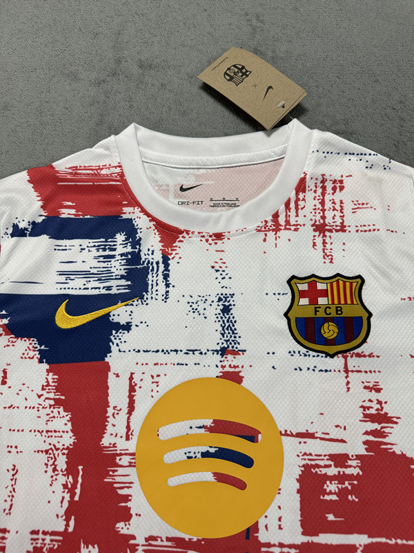 (S-4XL) 2025-2026 Barcelona Special Edition Blue&White Thailand Soccer Jersey AAA-4506