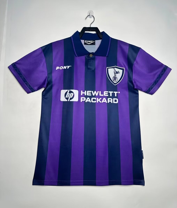 Retro Version 95-97 Tottenham Hotspur Away Purple Thailand Soccer Jersey AAA-811