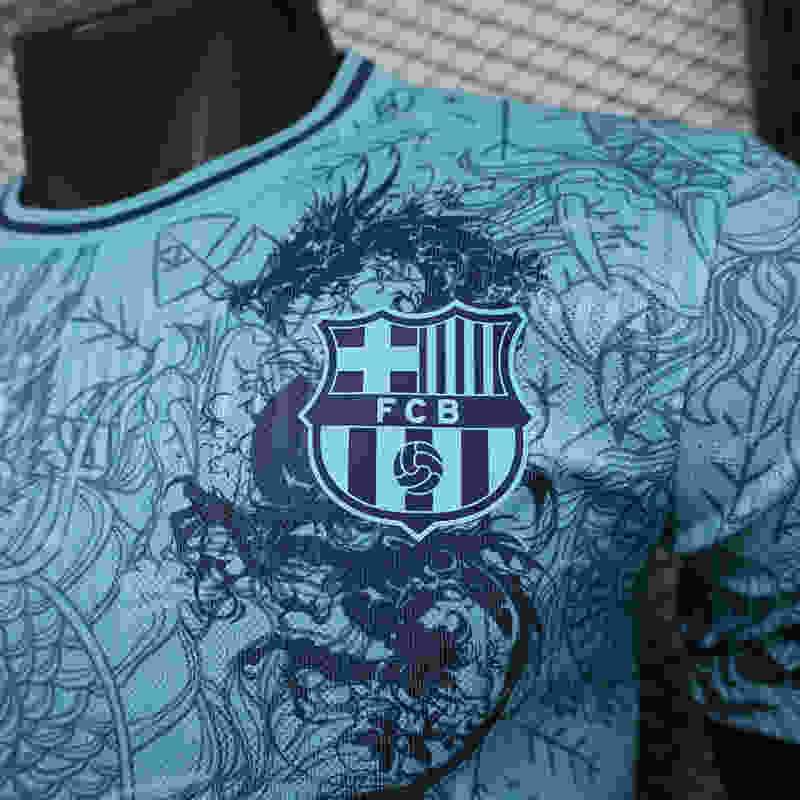 Player Version 2025-2026 Special Version Barcelona Blue Thailand Soccer Jersey AAA-888