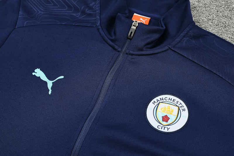 2024-2025 Manchester City Royal Blue Thailand Soccer Jacket Uniform-4627