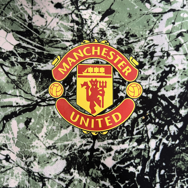 2024-2025 Manchester United Graffiti Reversible Trench Coats -0255