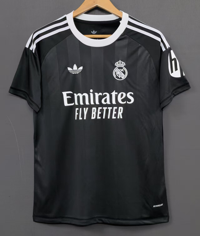 2025-2026 Real Madrid Black Training Soccer Jersey AAA-3079