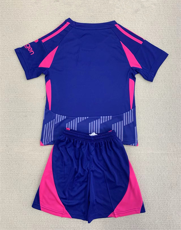 2024-2025 Nottingham Forest Away Blue Youth/Kids Soccer Uniform-AY