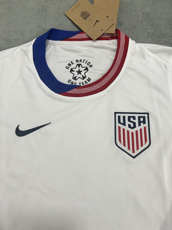 2024-2025 USA Home White Thailand Women Soccer Jersey AAA-4506
