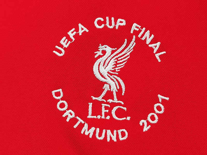 Retro Version 2000-2001 Liverpool Home Red Thailand Soccer Jersey AAA-C1046