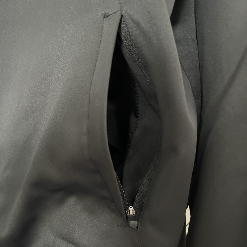 Nike Black Thailand Trench Coats With Hat-0255