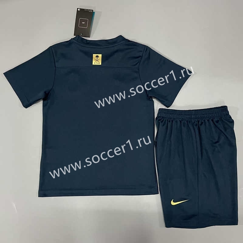 2023-2024 Al-Nassr FC Away Royal Blue Kids/Youth Soccer Unifrom-5391
