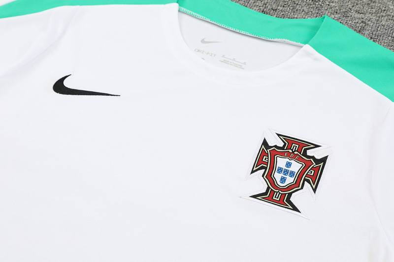 2024-2025 Portugal White Thailand Soccer Uniform-418