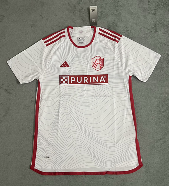 (S-4XL) 2024-25 St. Louis City SC Away White Thailand Soccer Jersey AAA-4506