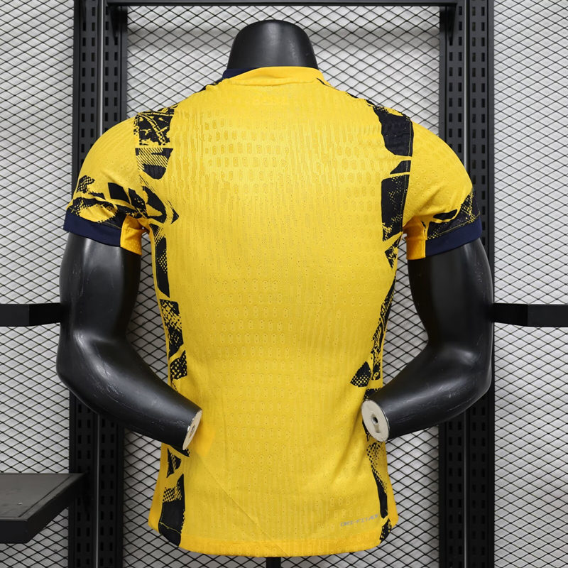 Player Version 2024-2025 Inter Milan 2nd Away Yellow Thailand Soccer Jersey AAA-4514