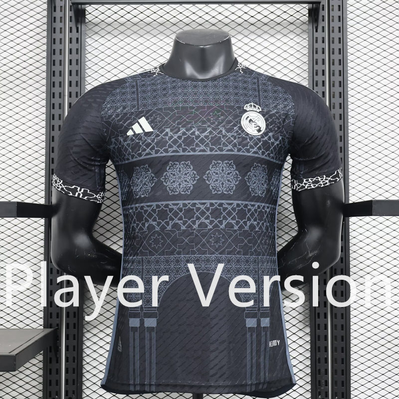 Player Version 2024-25 Special Version Real Madrid Black&Gray Thailand Soccer Jersey AAA-888
