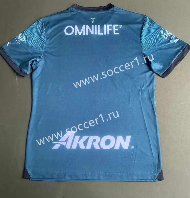 2023-24 Deportivo Guadalajara 2nd Away Blue Thailand Soccer Jersey AAA-912