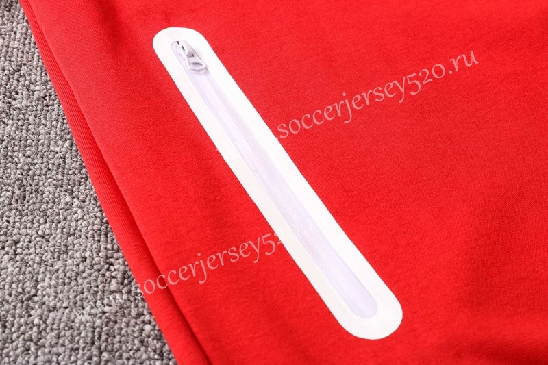 2020-2021 Nike Red Thailand Soccer Jacket Uniform With Hat-815