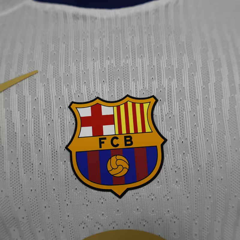 Player Version 2025-2026 Special Version Barcelona White Thailand Soccer Jersey AAA-888