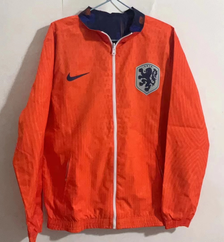 2024-2025 Netherlands Blue&Orange Double-Sided Wear Thailand Trench Coats-0255
