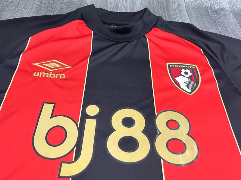 （S-4XL）2024-2025 AFC Bournemouth Home Red&Black Thailand Soccer Jersey AAA-7902