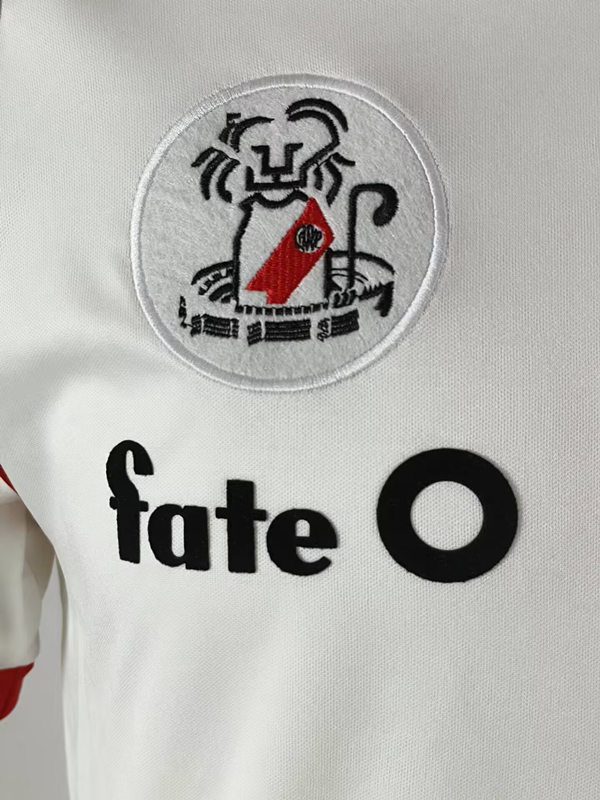 Retro Version 86-87 River Plate Home White Thailand Soccer Jersey AAA-503