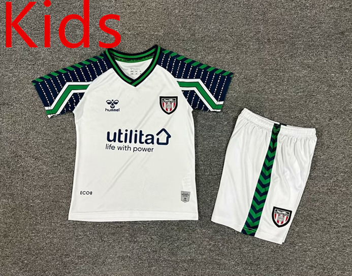 2024-2025 Sunderland AFC Home Red&Blue Kids/Youth Soccer Uniform-AY