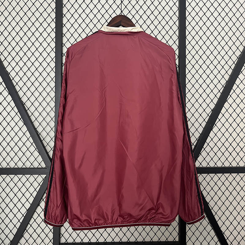 2024-2025 Belgium Maroon&Beige Thailand Double-Sided Wear Thailand Trench Coats-0255