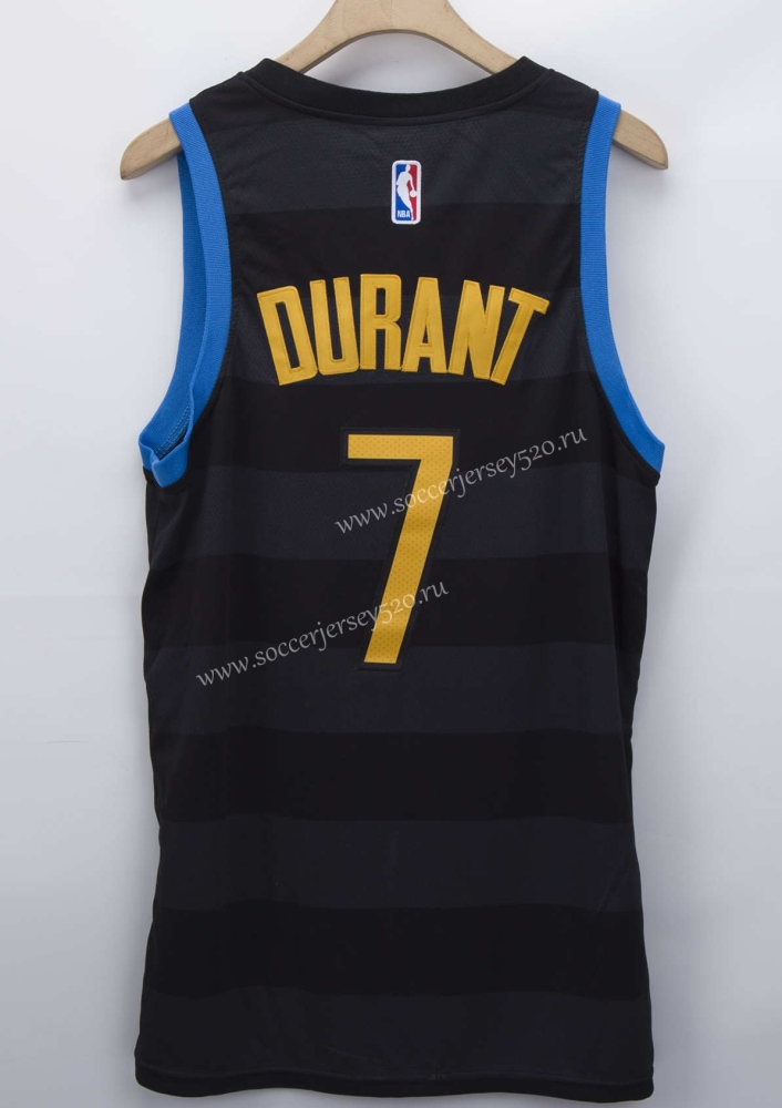 Fashion Edition Brooklyn Nets Black #7 NBA Jersey