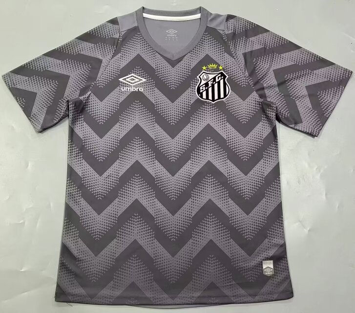 (S-4XL) 2024-2025 Santos FC Gray Thailand Soccer Jersey AAA-908