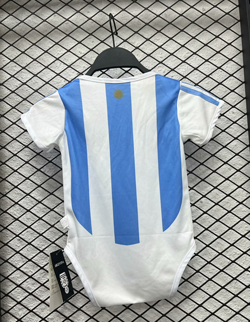 2024-2025 Argentina Home Blue and White Baby Soccer Uniform-CS