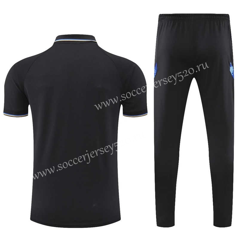 2021-2022 Inter Milan Black Thailand Polo Uniform-CS