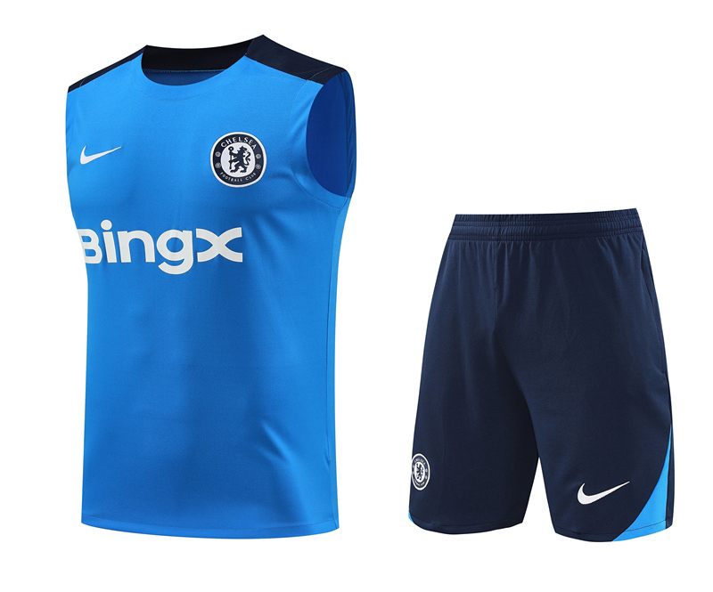 2024-2025 Chelsea Blue Thailand Soccer Vest Uniform-418