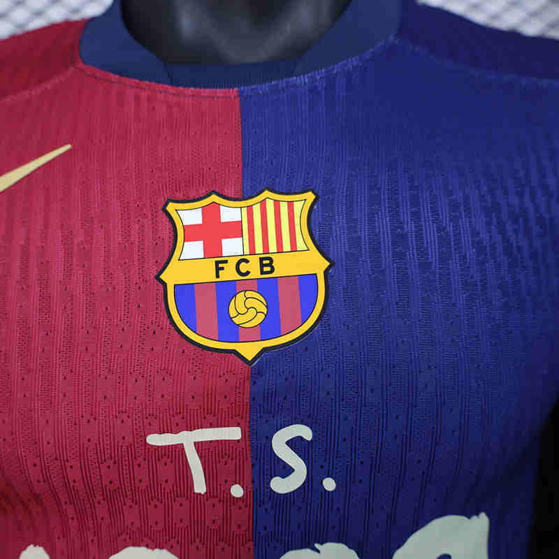 Player Version 2025-2026 Barcelona Home Blue&Red Thailand Soccer Jersey AAA-888