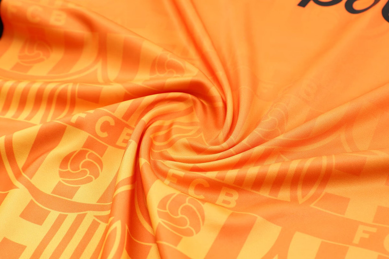 2024-2025 Barcelona Orange Thailand Soccer Uniform-418