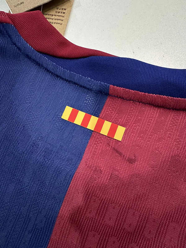Player Version 2025-2026 Barcelona Home Red&Blue Thailand Soccer Jersey AAA-6905
