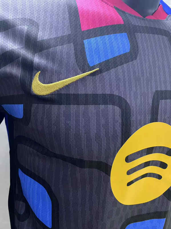 2025-2026 Special Version Barcelona Black&Gray Thailand Soccer Jersey AAA-0594
